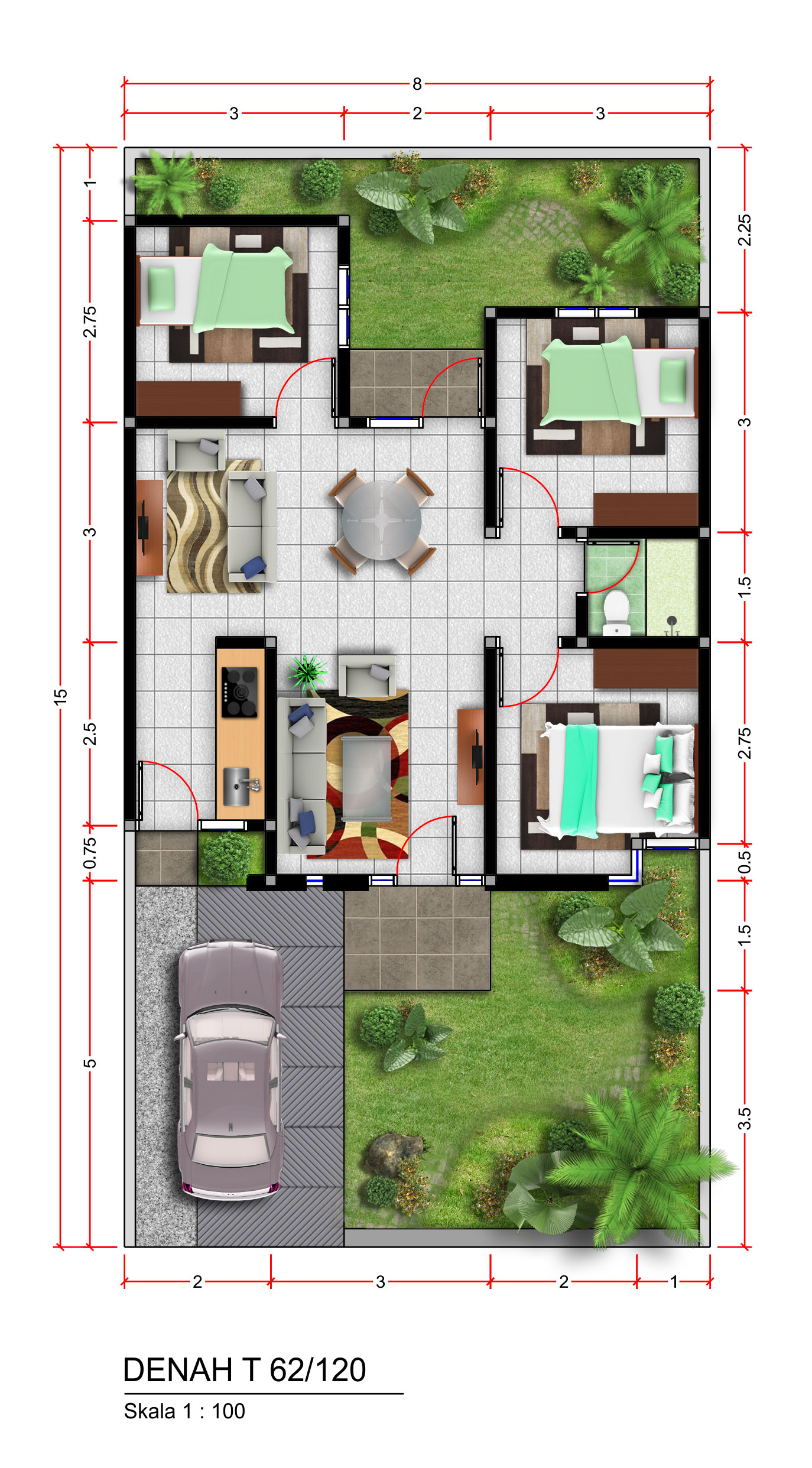 Tipe 54 | Taman Melati Premiere I - Wiraya Group